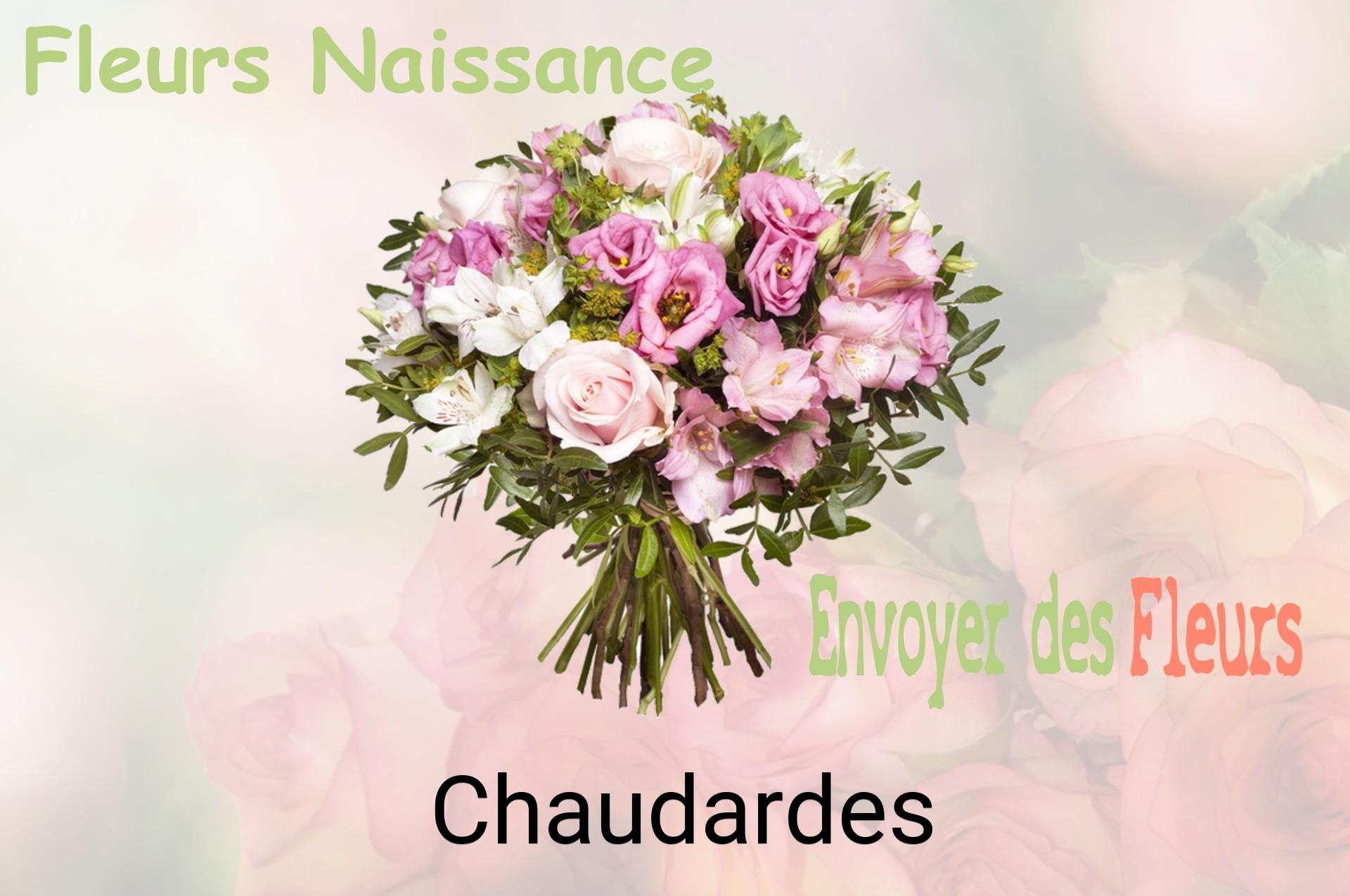 Bouquet de fleurs de naissance livré à Chaudardes